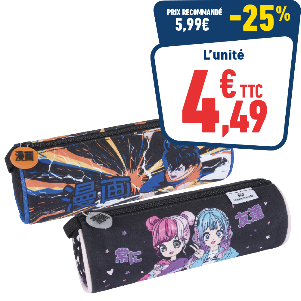 Trousse ronde Manga