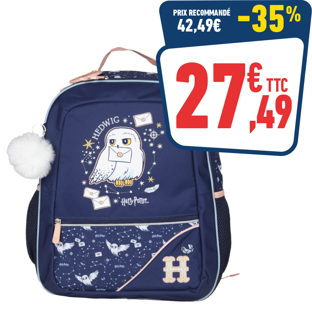 Sac a dos Harry Potter Hedwige 25L