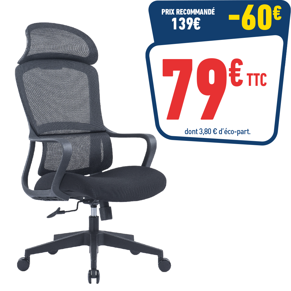 Fauteuil RICHARD noir