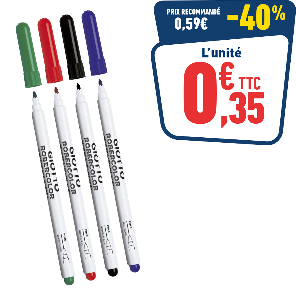 FEUTRE EFFAÇABLE ROBERCOLOR
