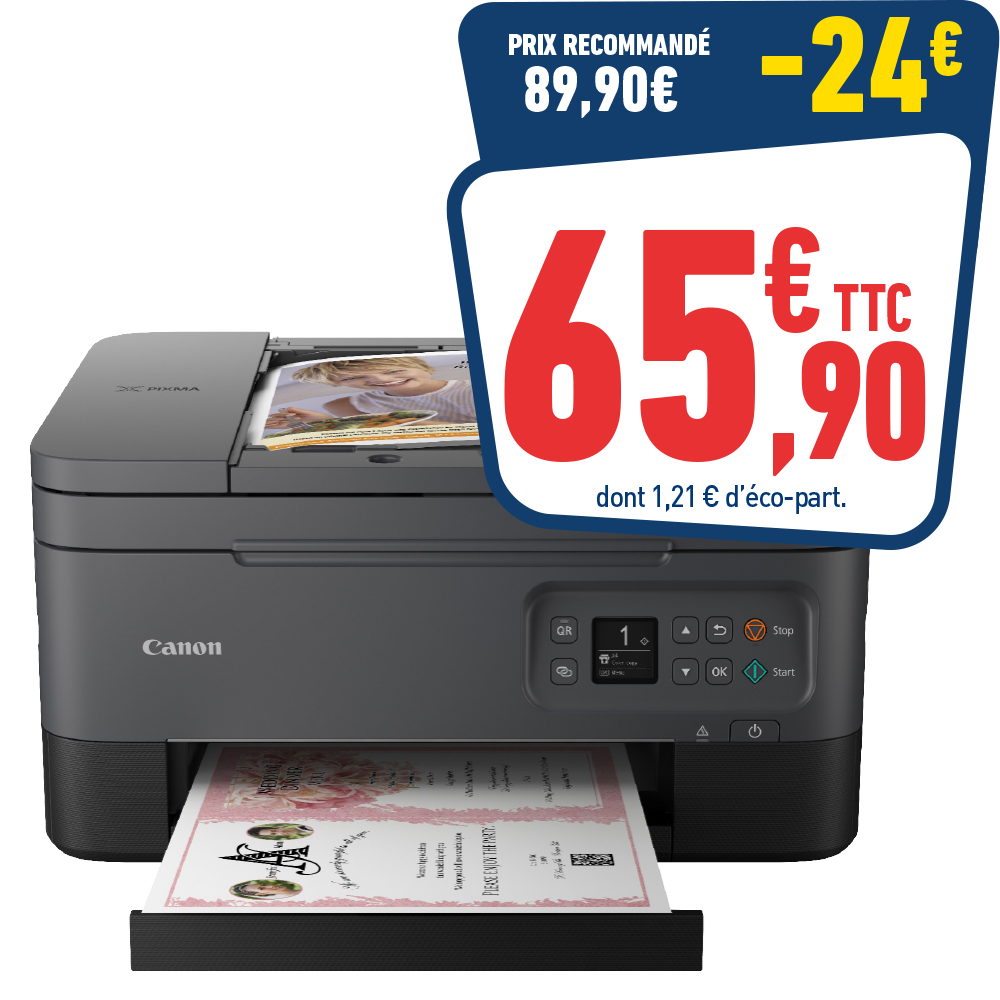IMPRIMANTE MULTIFONCTION JET D'ENCRE CANON PIXMA TS7450i