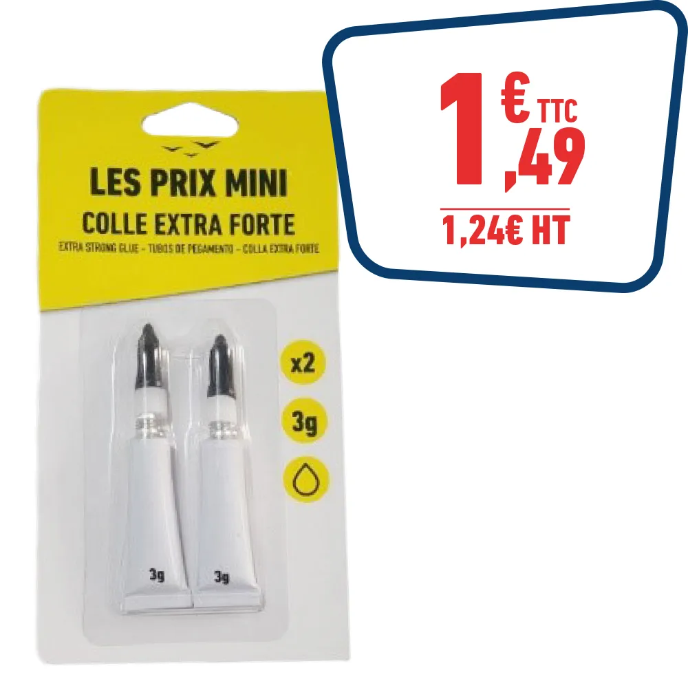 2 TUBES DE COLLE