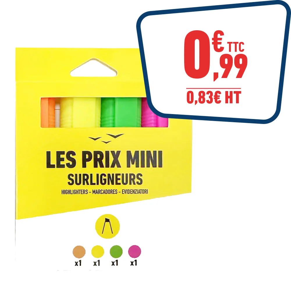 4 SURLIGNEURS