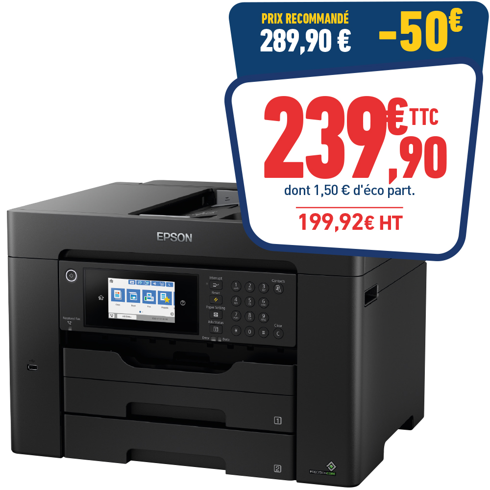 IMPRIMANTE MULTIFONCTION JET D'ENCRE EPSON WF-7840DTWF