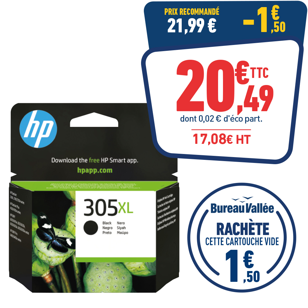 CARTOUCHE D'ENCRE HP 305XL