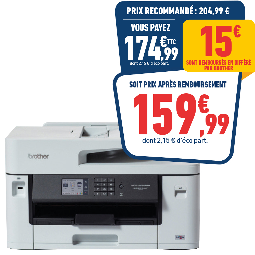 IMPRIMANTE MULTIFONCTION JET D'ENCRE BROTHER MFC-J5345DW
