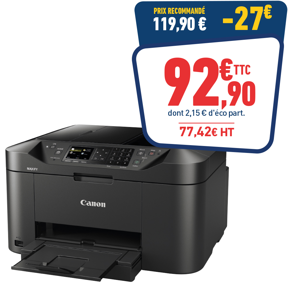 IMPRIMANTE MULTIFONCTION JET D'ENCRE CANON MAXIFY MB2150
