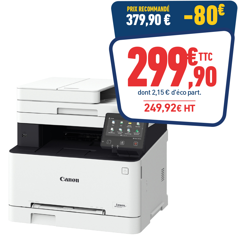 IMPRIMANTE MULTIFONCTION LASER COULEUR CANON i-SENSYS MF655CDW