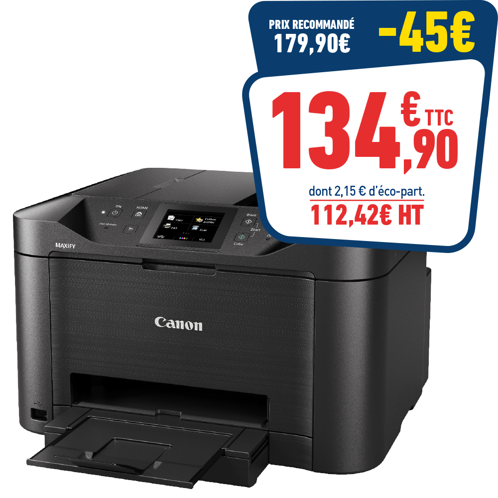IMPRIMANTE MULTIFONCTION JET D'ENCRE CANON MAXIFY MB5150
