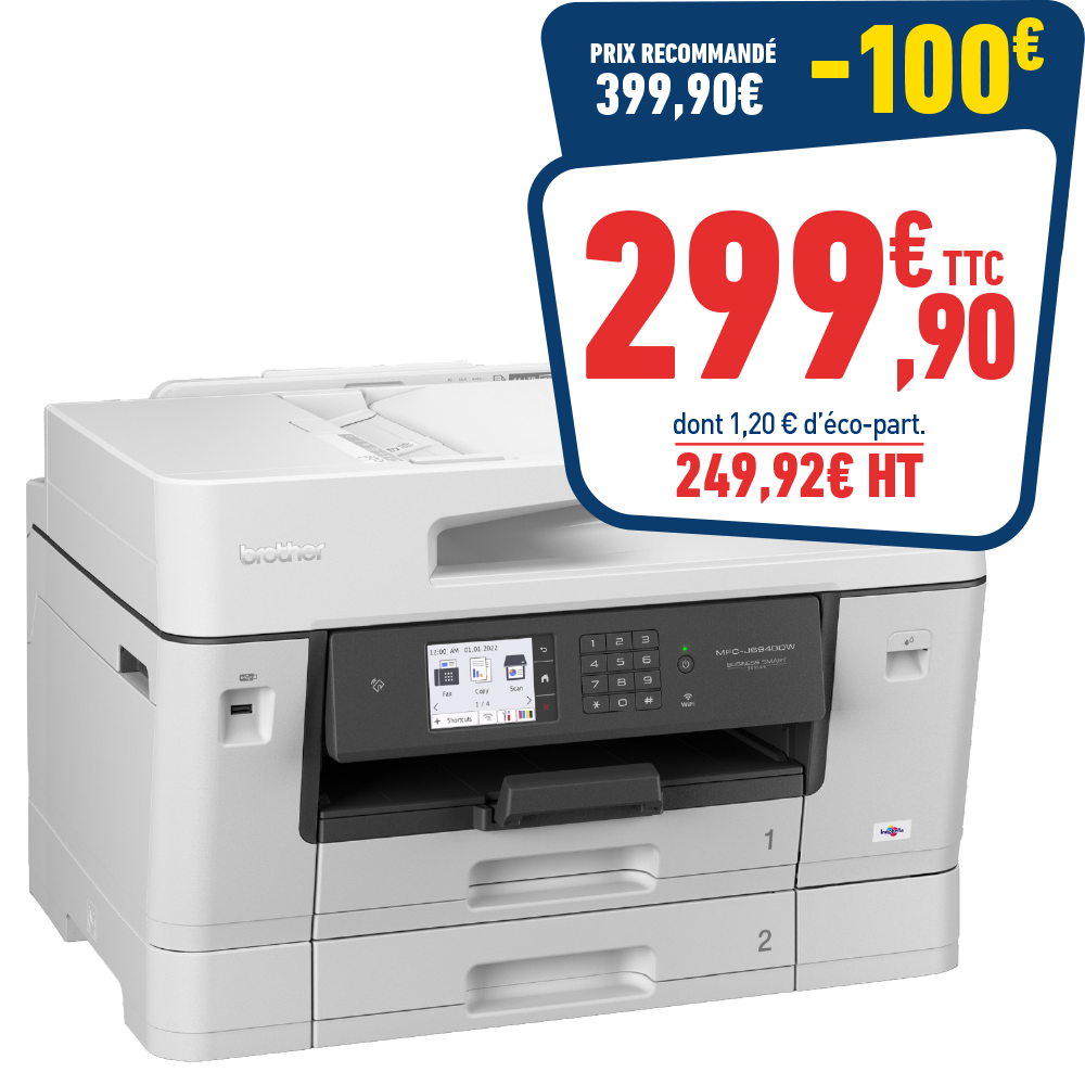 IMPRIMANTE MULTIFONCTION JET D'ENCRE BROTHER MFC-J6940DW