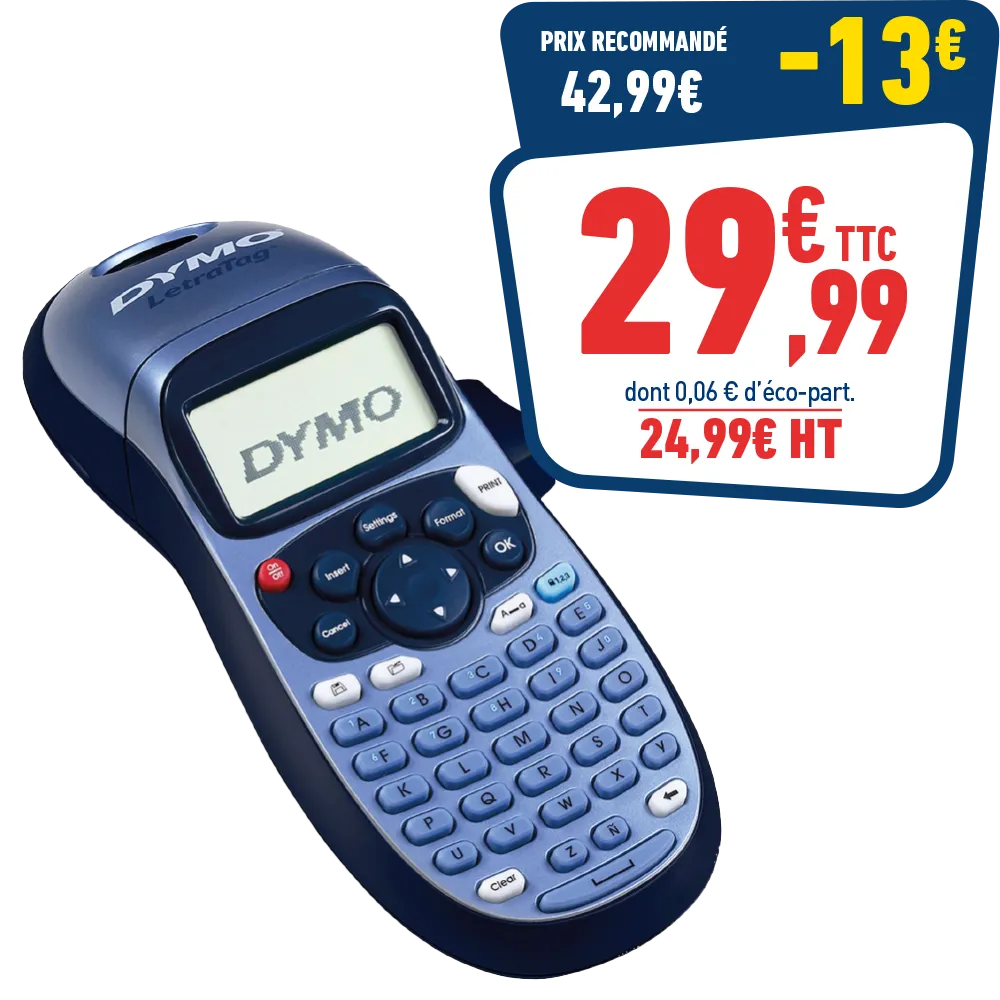 ETIQUETEUSE DYMO LETRATAG LT-100H