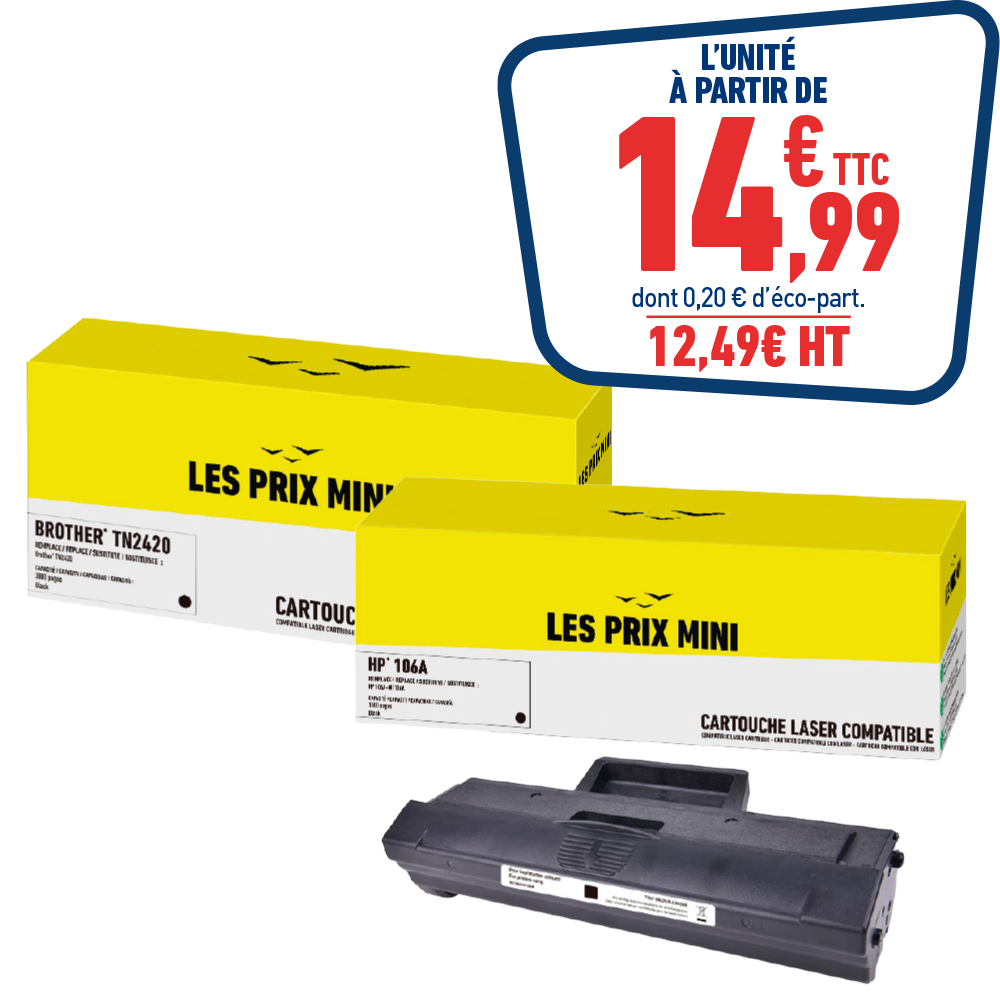 CARTOUCHE LASER PRIX MINI