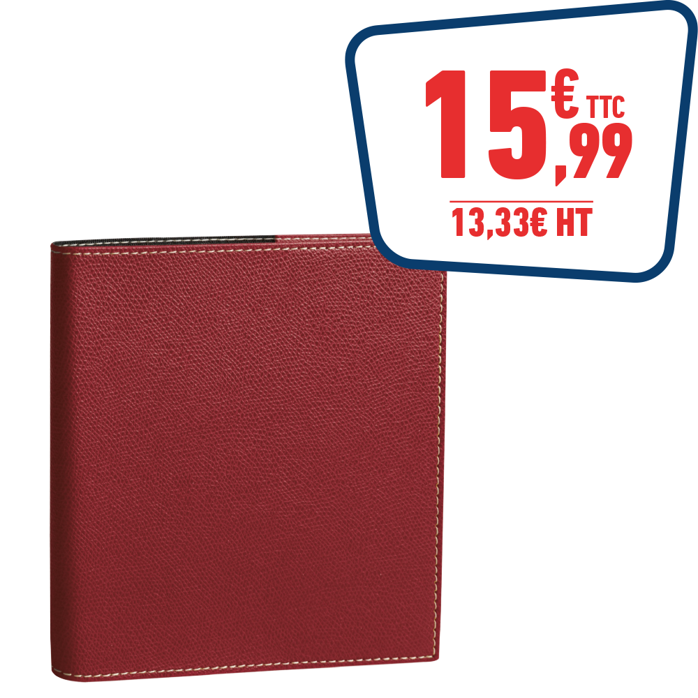 Agenda semainier 13 mois 16 x 16 cm