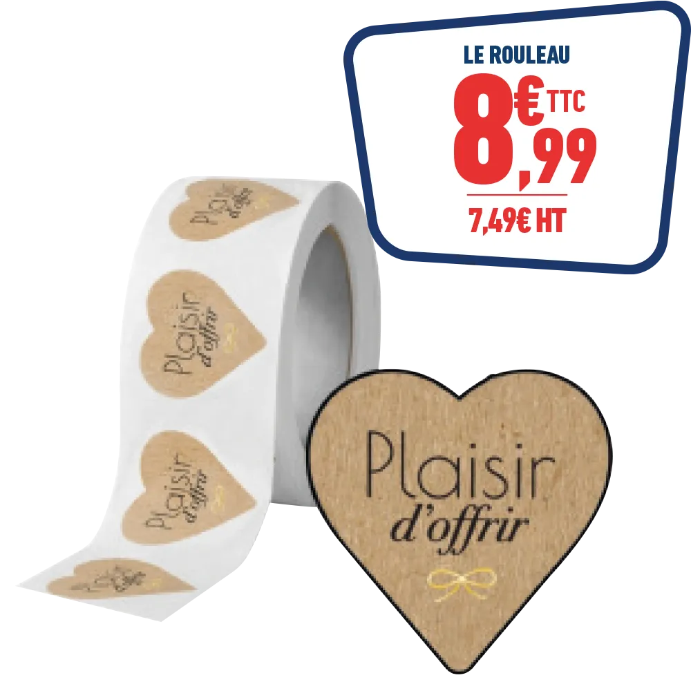 ROULEAU DE 500 ÉTIQUETTES