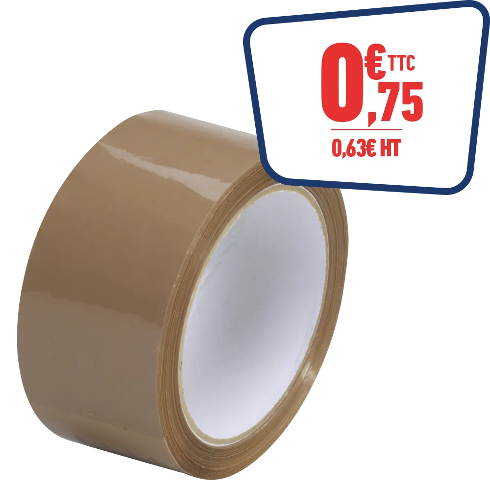 ADHESIF D'EMBALLAGE ECO HAVANE