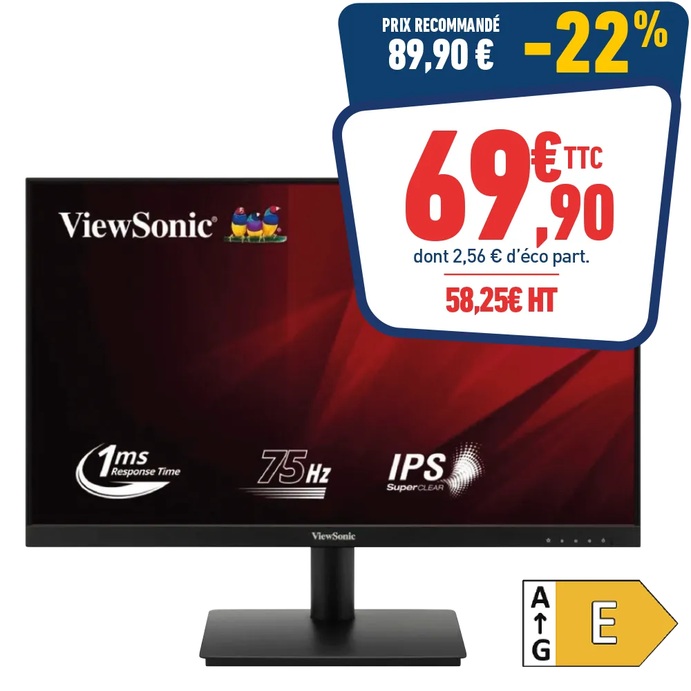 MONITEUR VIEWSONIC 24