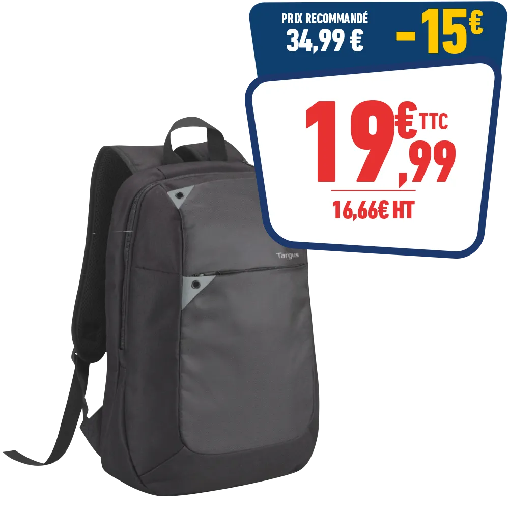Sac à dos 15,6 16L - Noir et gris