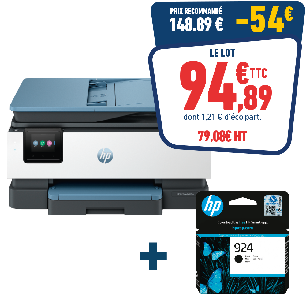 IMPRIMANTE MULTIFONCTION JET D'ENCRE HP OFFICEJET PRO 8125e