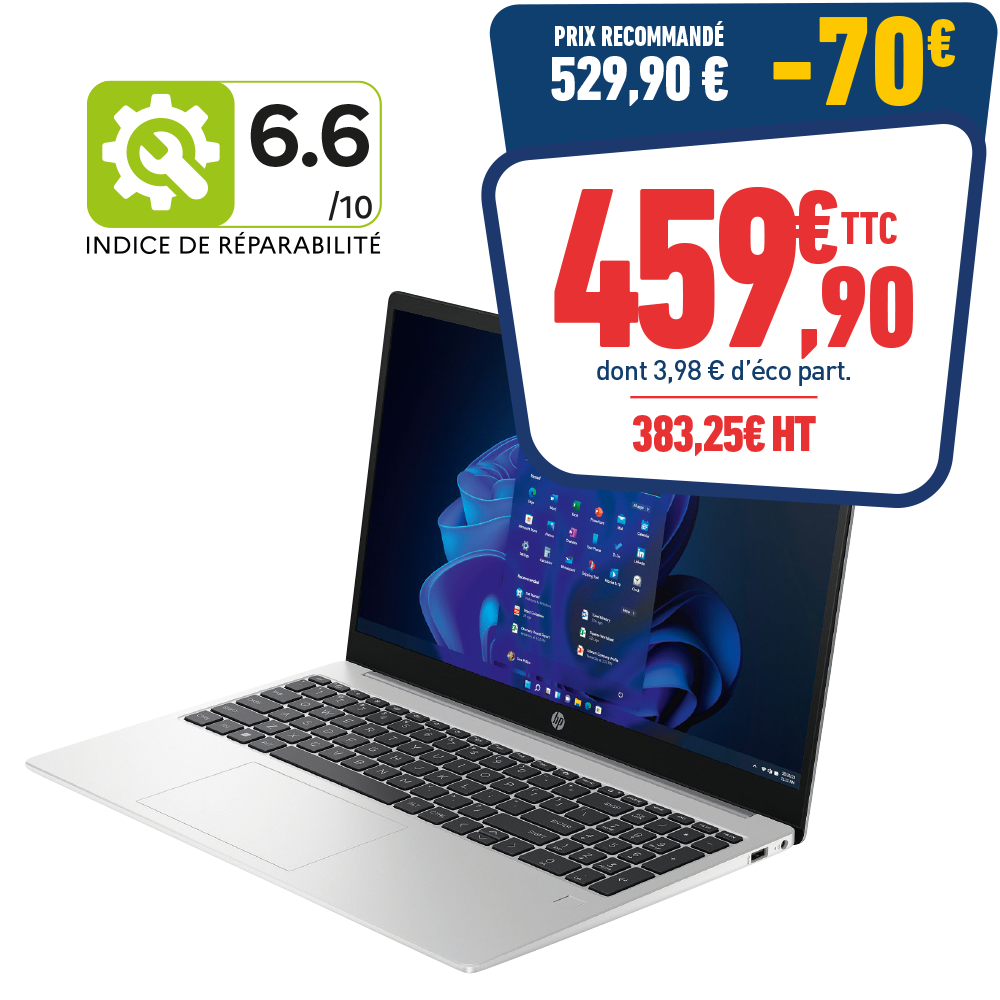 PC PORTABLE HP 15,6 I5 GRIS