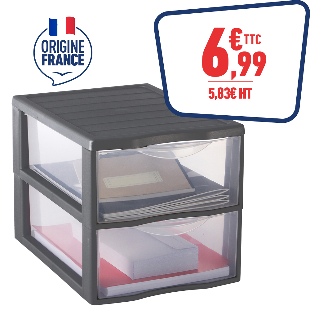 TOUR DE RANGEMENT A4 - 36.5 x 26 x 25.5 CM