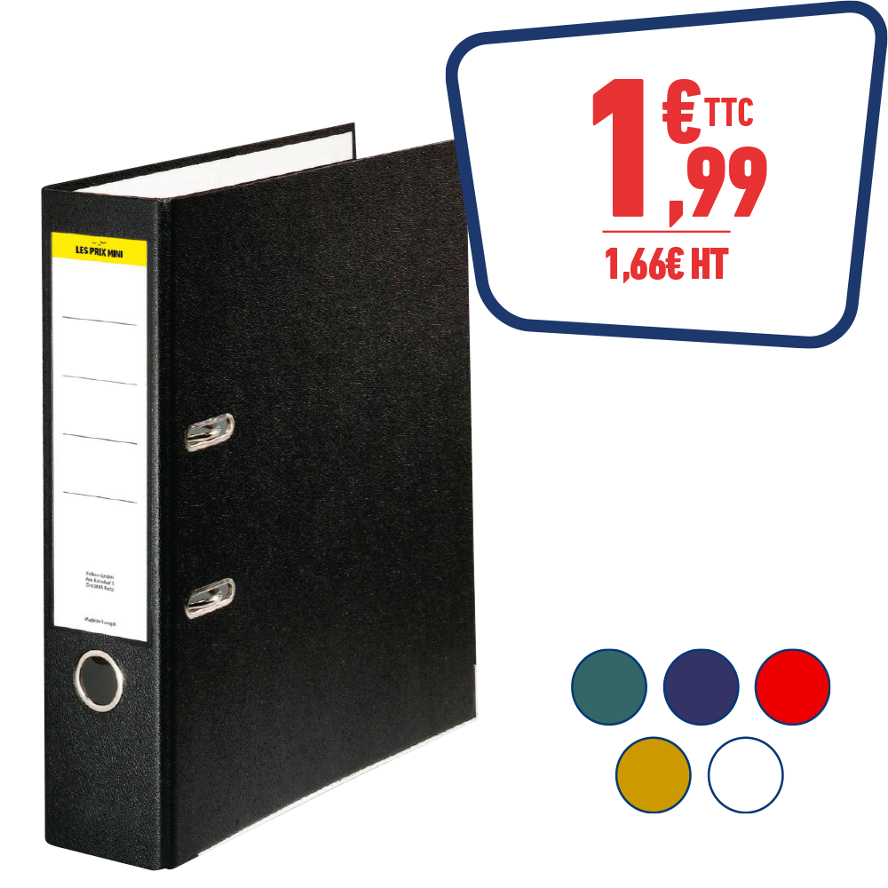 CLASS LEVIER A4 D75 NOIR PRIX MINI