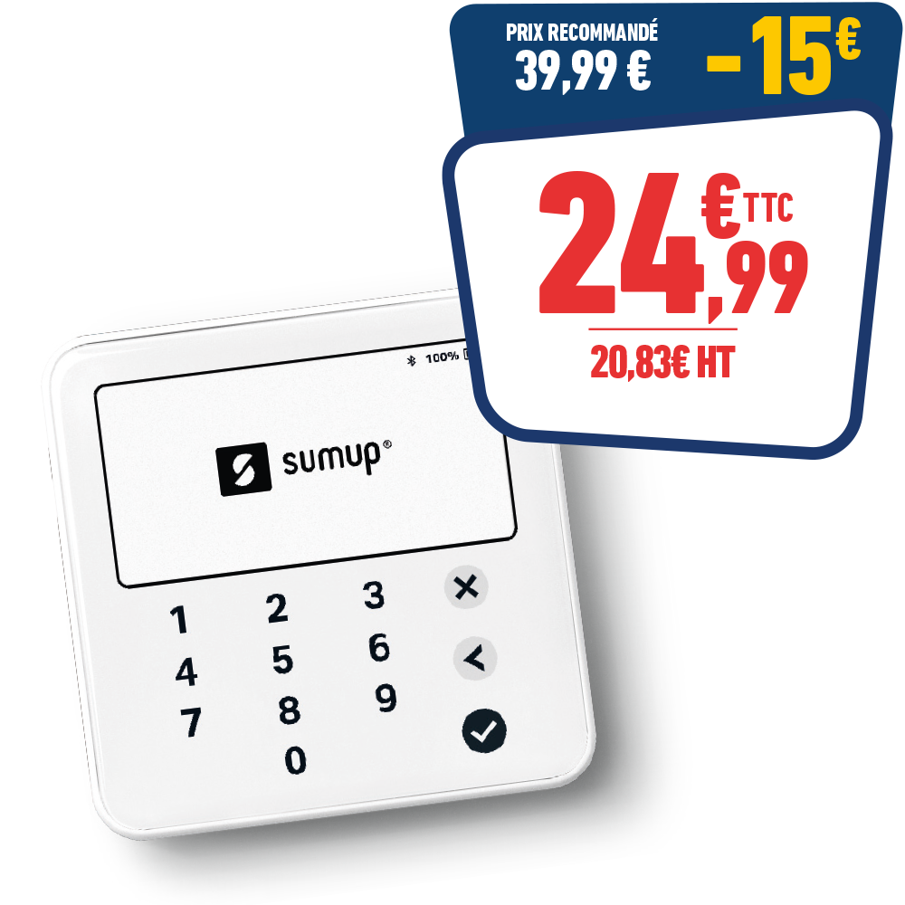 Sumup Solo lite - Terminal de Paiement mobile et autonome