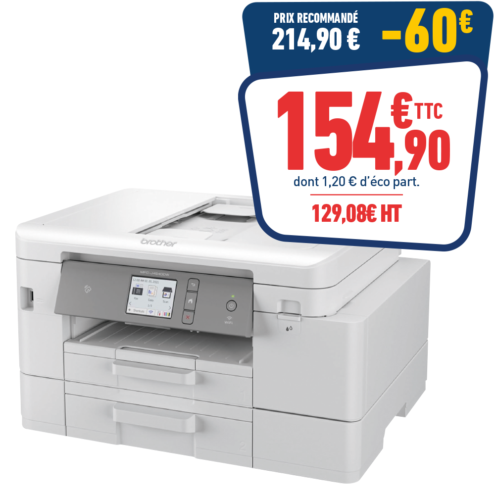 IMPRIMANTE MULTIFONCTION JET D'ENCRE BROTHER MFC-J4540DW