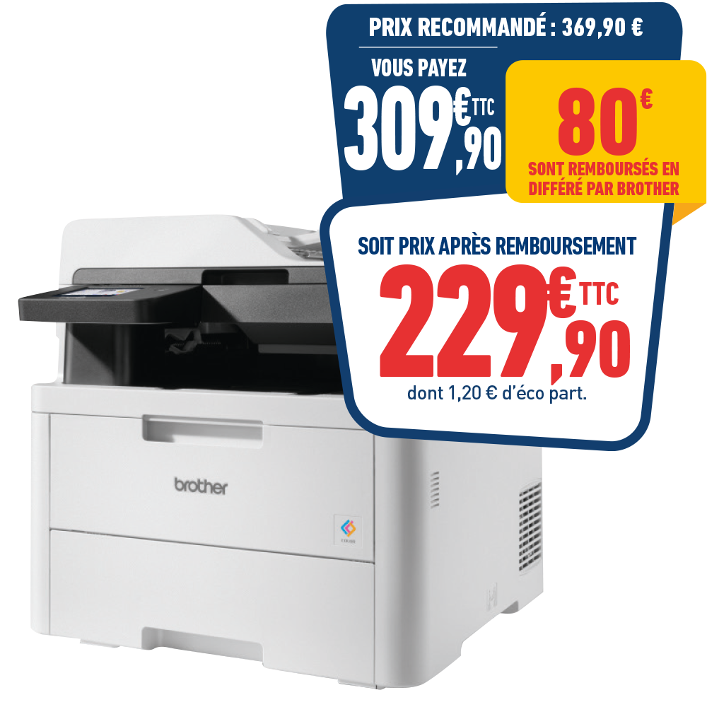 IMPRIMANTE MULTIFONCTION LASER BROTHER DCP-L3560CDW
